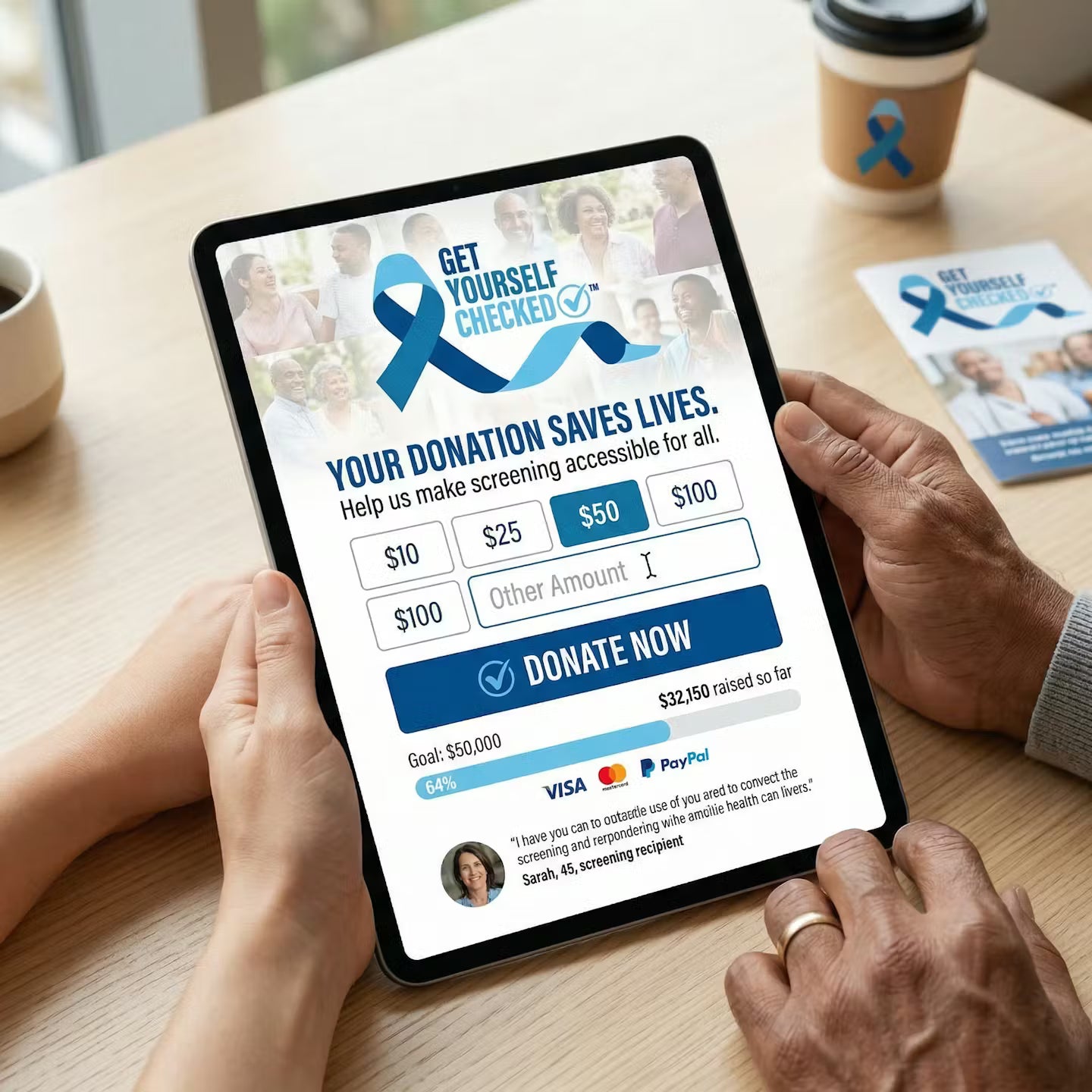 Donate to Get Yourself Checked